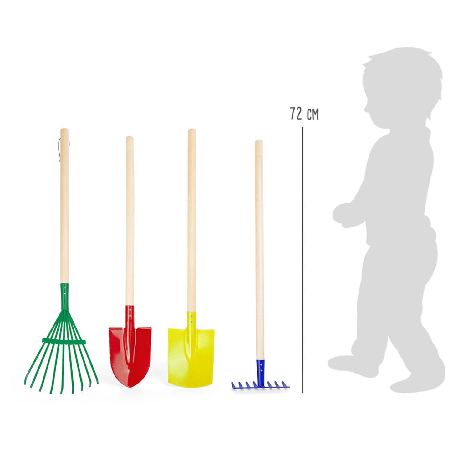 Small Foot - houten kinder tuingereedschap 4dlg.