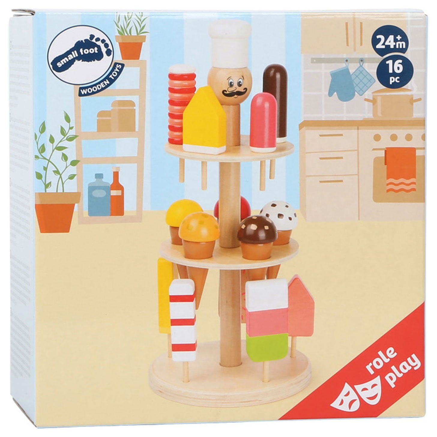 Small Foot - houten luigi ijskraam