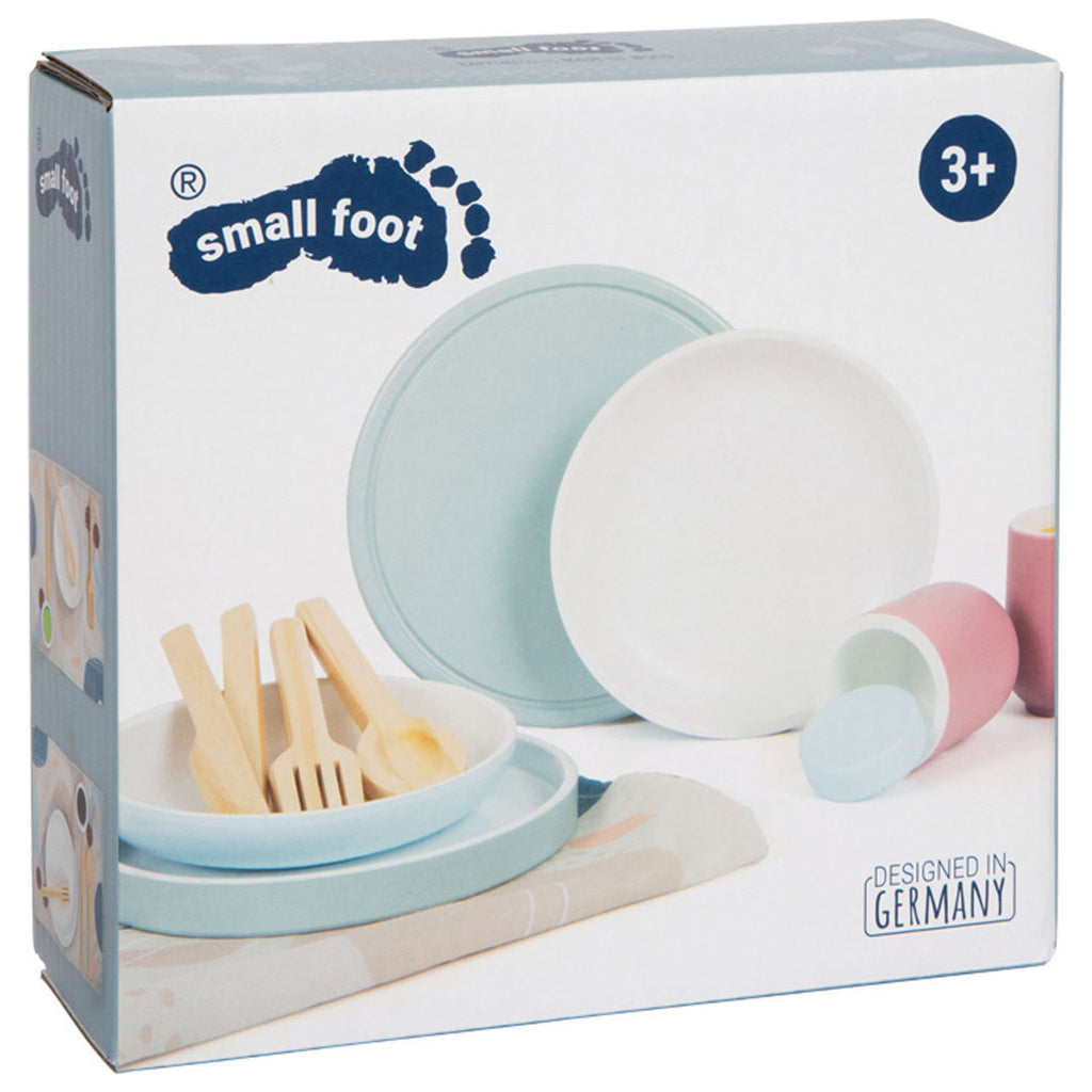 Small Foot - houten bestekset met placemats 18dlg.
