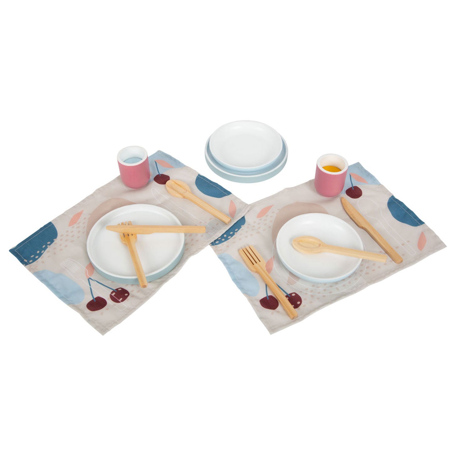 Small Foot - houten bestekset met placemats 18dlg.