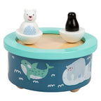 Small foot - houten muziekdoos noordpool opwindbaar