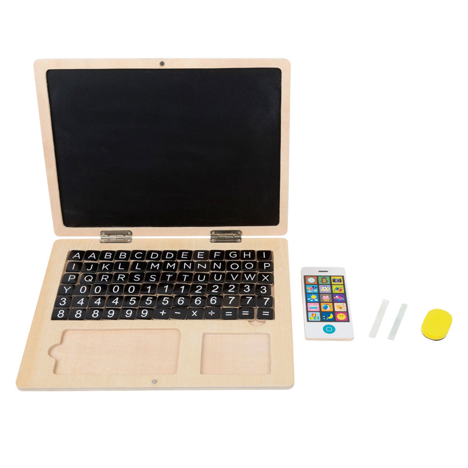 Small foot - houten laptop met magneetbord