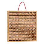 Small foot - houten vermenigvuldigingstabel 1x1