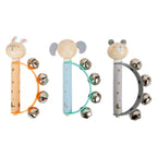 Small foot - houten baby tamboerijn dier pastel