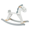 Small foot - houten schommelpaard skandi wit