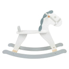 Small foot - houten schommelpaard skandi wit