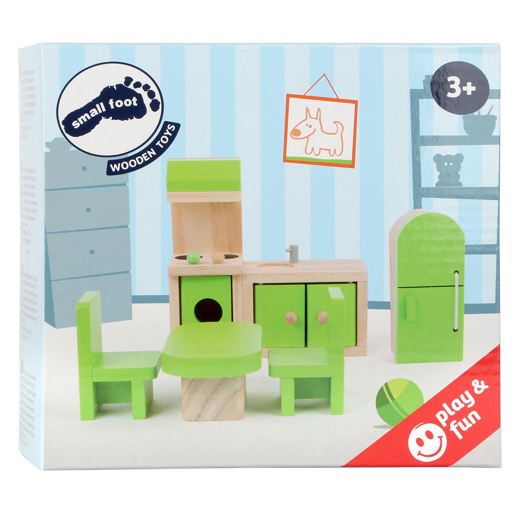 Small Foot - houten poppenhuis meubeltjes keuken 5dlg.