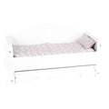 Small foot - houten poppenbed met lade en beddengoed, 4dlg.