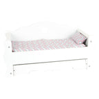 Small foot - houten poppenbed met lade en beddengoed, 4dlg.