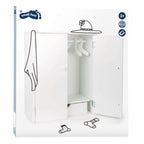 Small foot - houten poppen kledingkast met hangers, 3dlg.