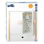 Small Foot - houten poppen kledingkast little button met hangers 3dlg.