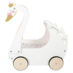 Small Foot - houten poppenwagen zwaan