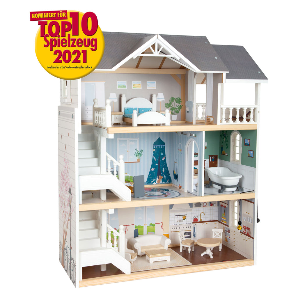 Small Foot - houten urban villa poppenhuis met accessoires 13dlg.