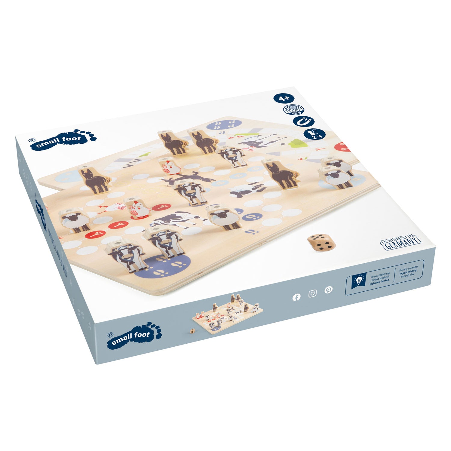 Small Foot - houten spellen 4in1 collectie