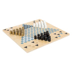 Small Foot - barricade en halma houten bordspel 2in1