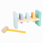 Small Foot - houten hamerbank pastel 8dlg.