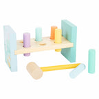 Small Foot - houten hamerbank pastel 8dlg.