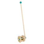 Small foot - houten duwfiguur rammelaar
