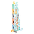 Small Foot - stapeltoren met bosdieren pastel 10dlg.