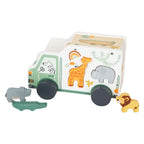 Small Foot - houten vormenstoof jeep safari 6dlg.