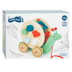 Small Foot - houten trekfiguur vormenstoof slak 6dlg.