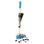 Small foot - houten stofzuiger met gekleurde klittenband stippen, 12dlg.