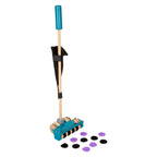 Small foot - houten stofzuiger met gekleurde klittenband stippen, 12dlg.