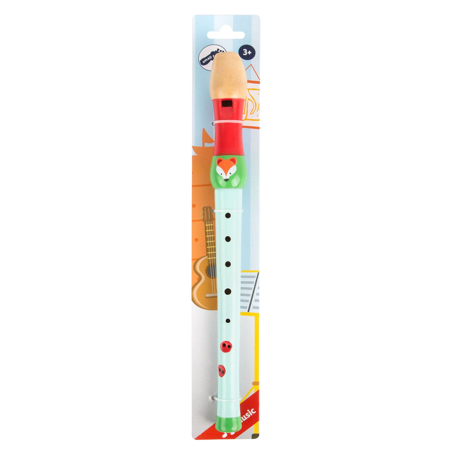Small foot - houten blokfluit kleine vos