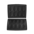 Fritel 142364 madeleines bakplaten zwart aluminium