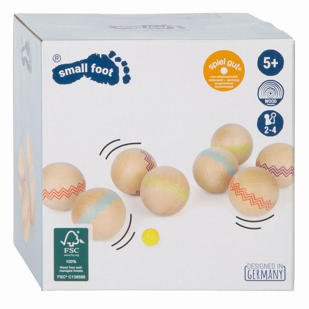 Small Foot - houten jeu de boules 9 delig
