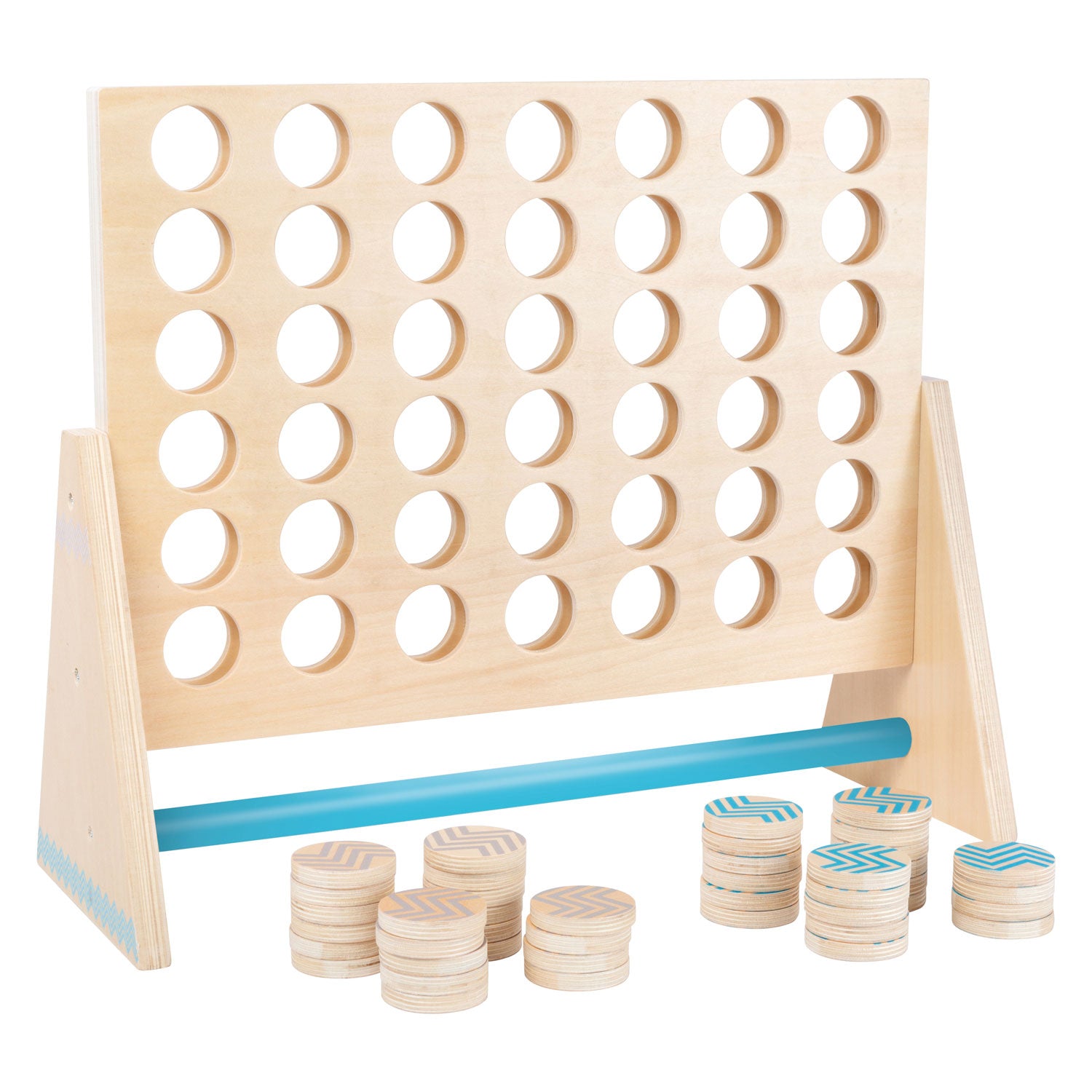 Small foot - houten spel four in a row xxl, 43dlg.