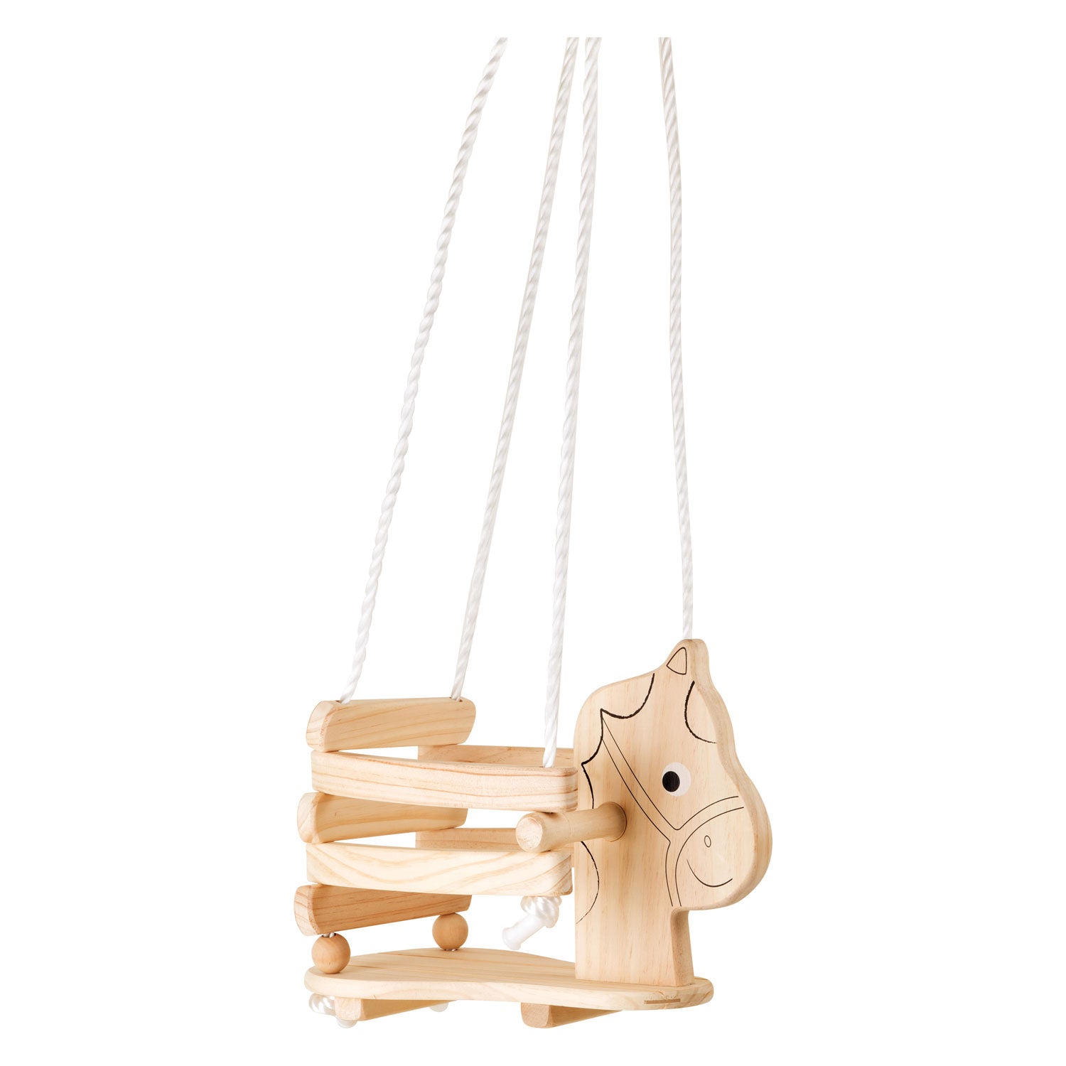 Small foot - houten paardenschommel, 145cm