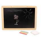 Small Foot - houten krijtbord met gekleurde krijtjes 7dlg.