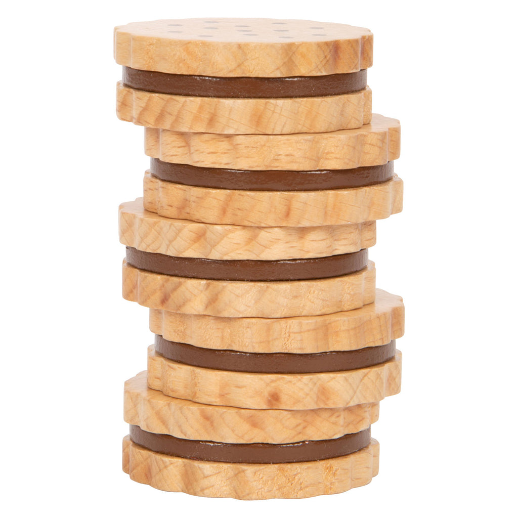 Small foot - houten dubbel koekjes, 5dlg.