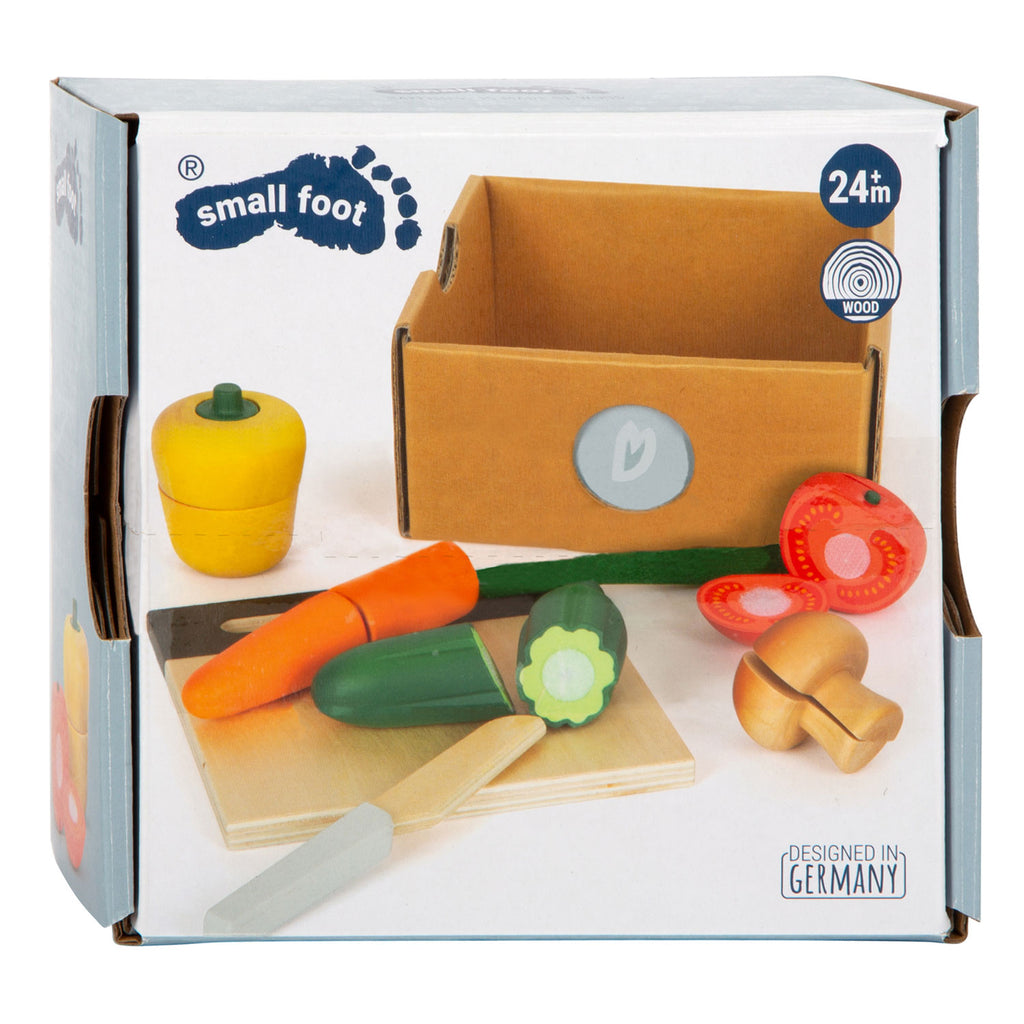 Small Foot - houten snij- en speeleten groenten set 13dlg.