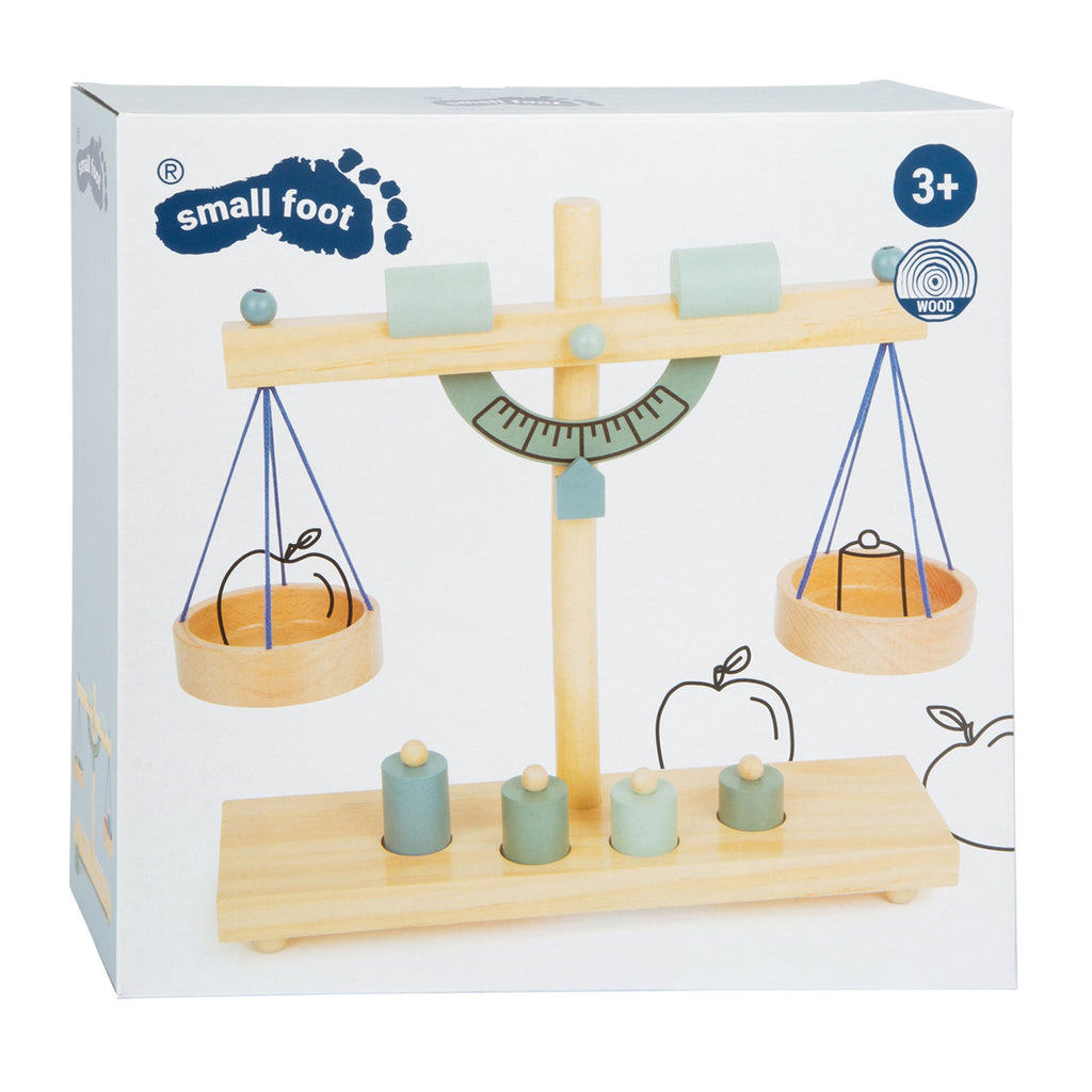 Small Foot - houten weegschaal met gewichten 5dlg.