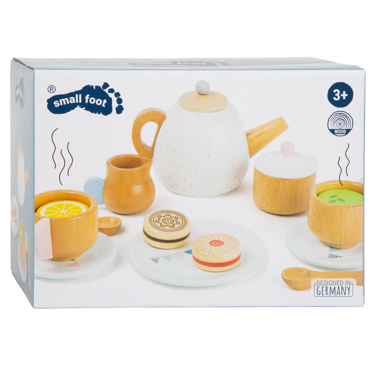 Small Foot - houten theeset met speeleten 17dlg.