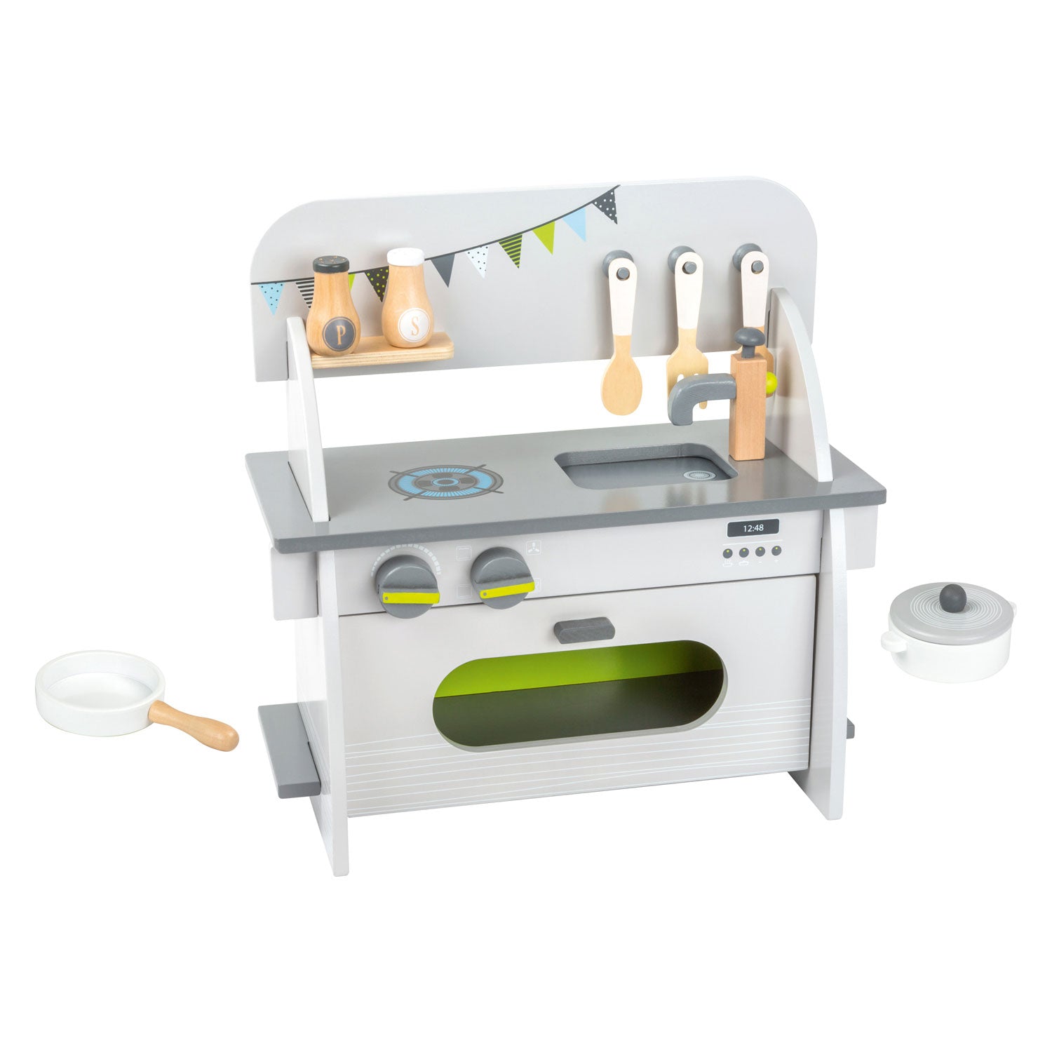 Small Foot - houten speelkeuken compact 9 delig
