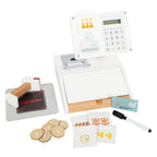 Small foot - houten speelgoedkassa met scanner, 15dlg.