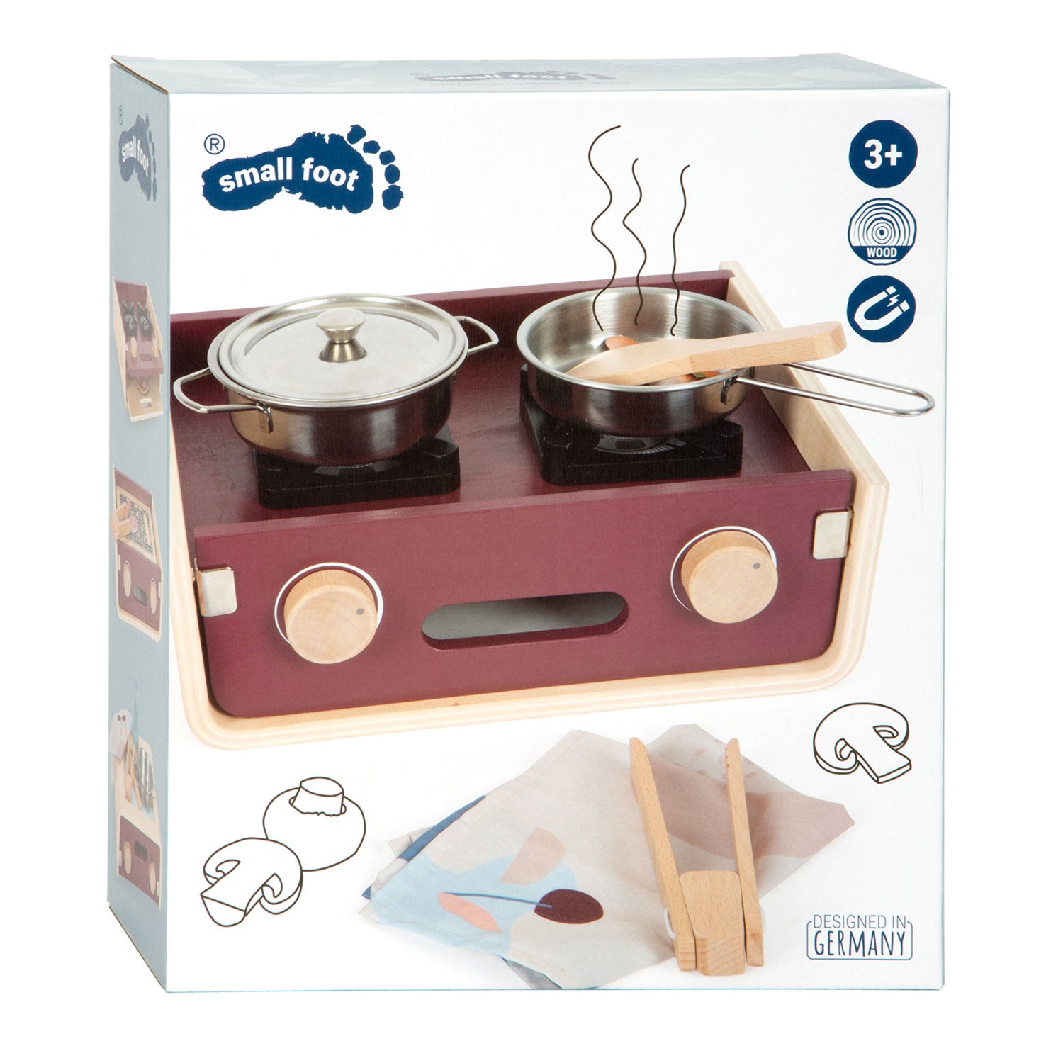 Small Foot - houten camping speelkeuken tasty 9 delig
