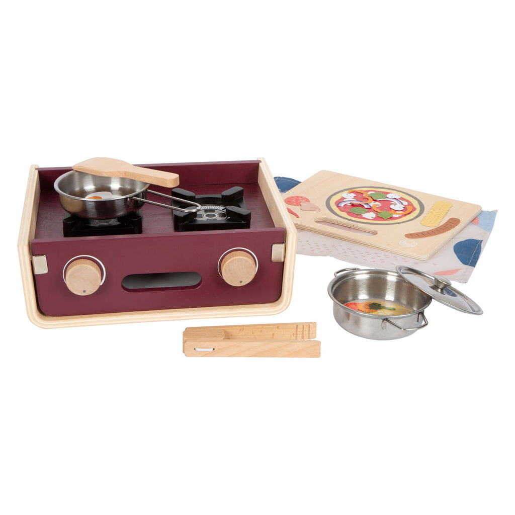 Small Foot - houten camping speelkeuken tasty 9 delig