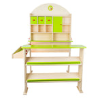 Small foot - houten markt en winkelkraam
