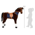 Small Foot Rijpaard XL met Geluid Bruin