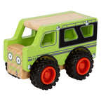 Small Foot - houten off-road jeep groen