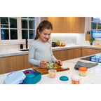 Amuse rikko lagoon sky lunchbox blauw paars