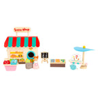 Small Foot - houten meeneem speelwinkel poppenhuis 15dlg.