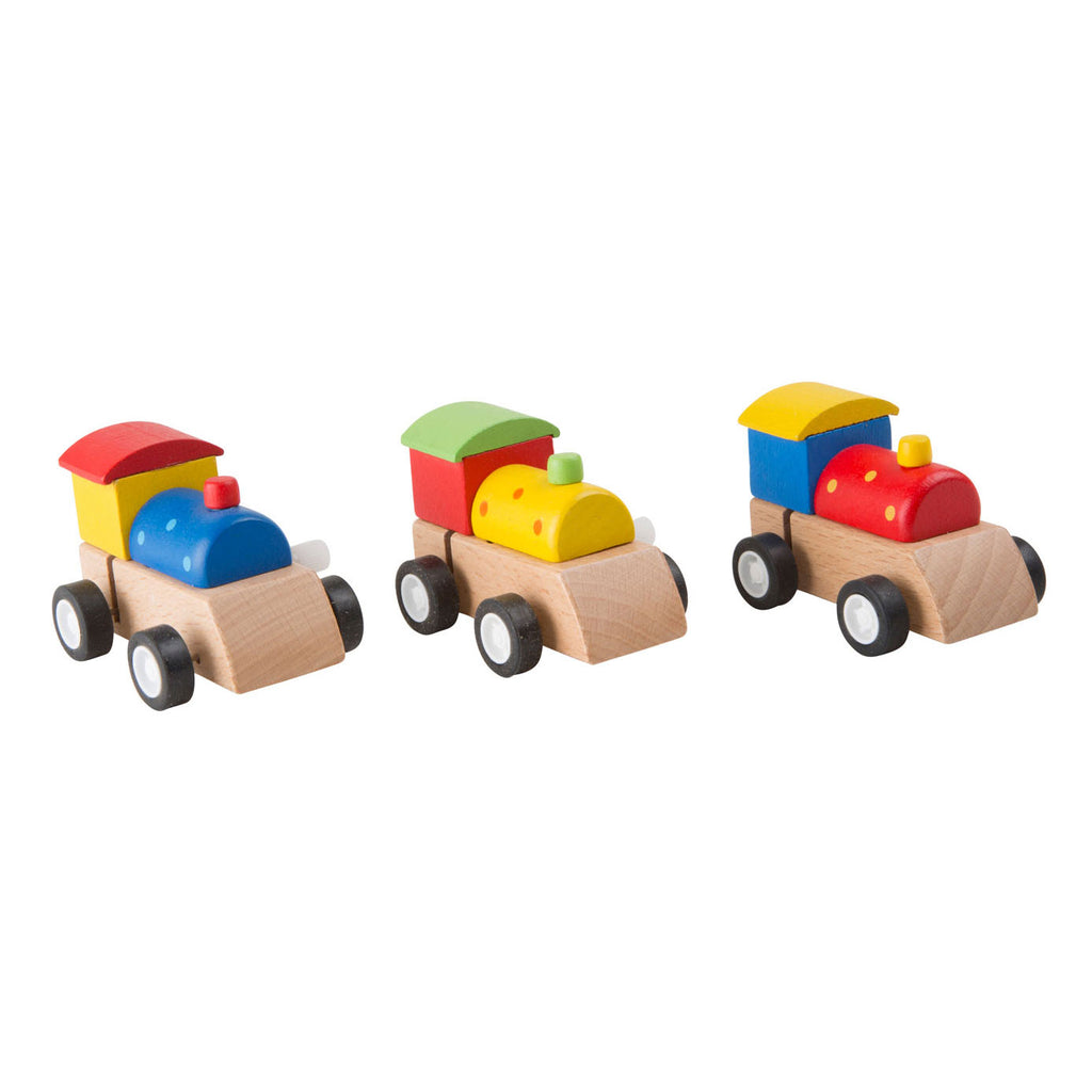 Small foot - houten trein opwindbaar, per stuk