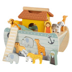 Small Foot - houten vormenstoof ark van noach safari 15dlg.