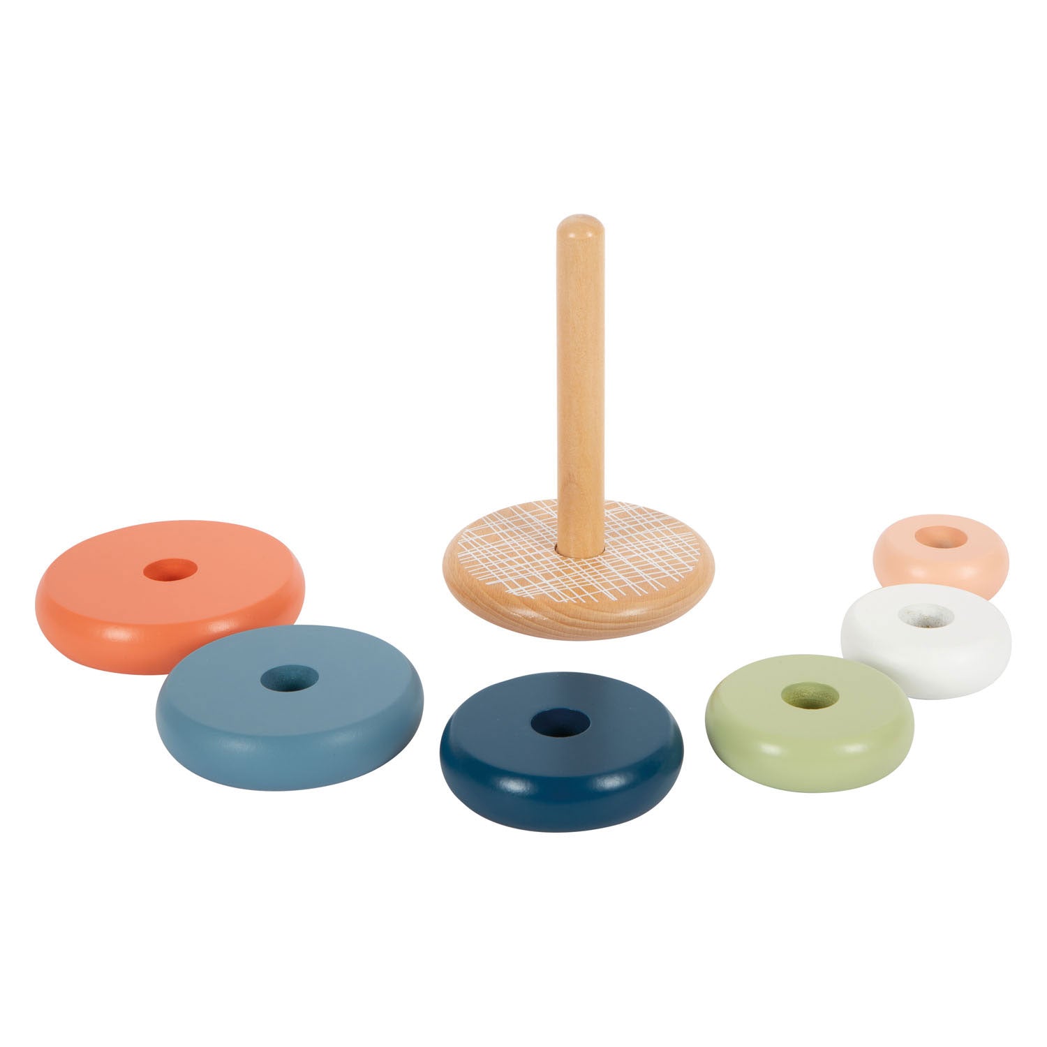 Small Foot - houten stapeltoren arctic 7dlg.