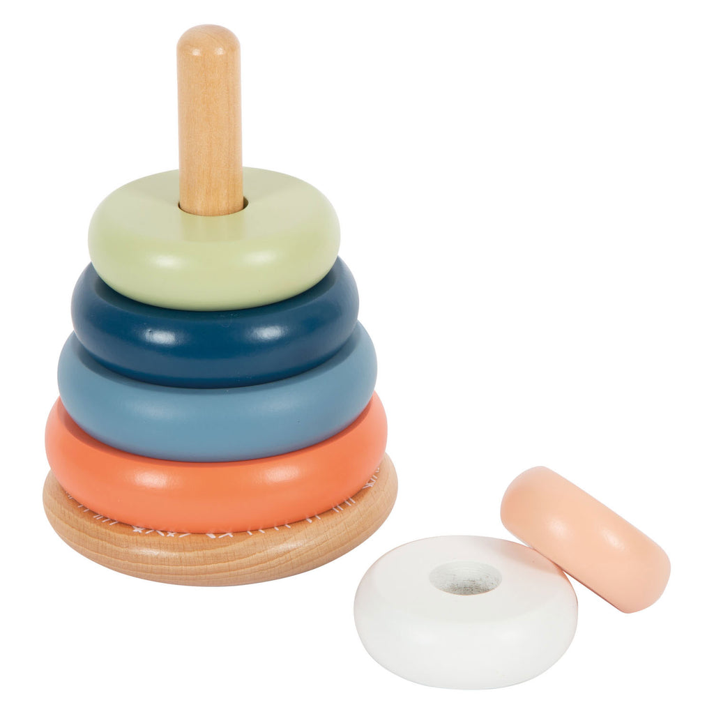 Small Foot - houten stapeltoren arctic 7dlg.